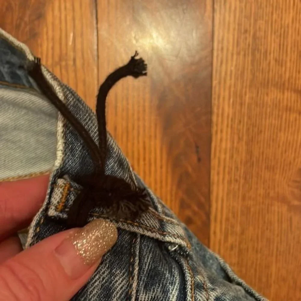 Re/done button fly straight leg jeans 28 nwot 90s jeans